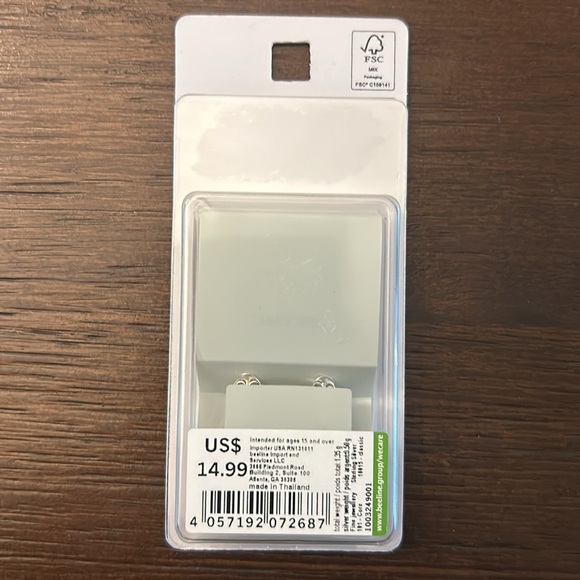 Sterling Silver Post Earrings - Picture 2 of 4